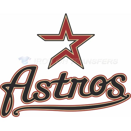 Houston Astros Iron-on Stickers (Heat Transfers)NO.1614